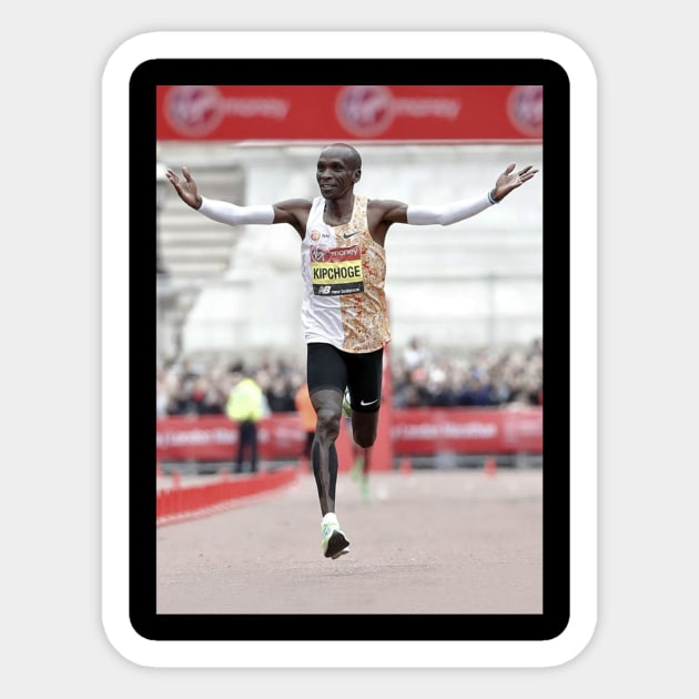 Eliud Kipchoge 3 Sticker by BreanRothrock